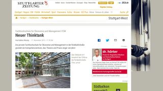 
                            13. Fachhochschule für Ökonomie und Management FOM: Neuer ...