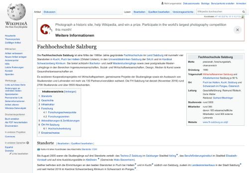 
                            7. Fachhochschule Salzburg – Wikipedia