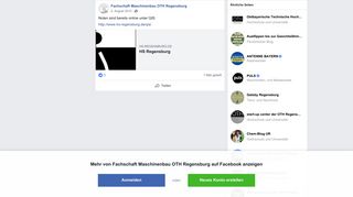 
                            11. Fachschaft Maschinenbau OTH Regensburg - Facebook