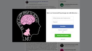 
                            12. Fachschaft Psychologie der LMU München - Facebook