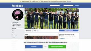 
                            13. Fachschaft Psychologie der LMU München - Startseite | Facebook