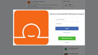 
                            6. Fachschaft SW, TH Nürnberg - Facebook