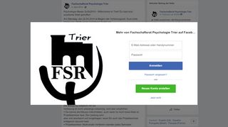 
                            12. Fachschaftsrat Psychologie Trier - Facebook