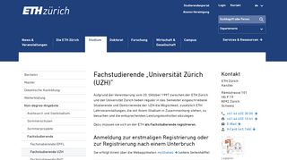 
                            7. Fachstudierende „Universität Zürich (UZH)” | ETH Zürich