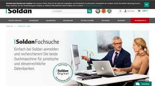 
                            12. Fachsuche - Login | Soldan.de