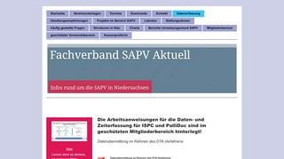 
                            5. Fachverband SAPV Niedersachsen - Datenerfassung