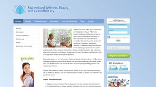 
                            7. Fachverband Wellness, Beauty und Gesundheit eV: WBG