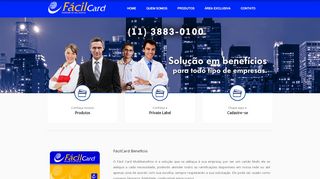 
                            3. FácilCard - Cartão Benefício