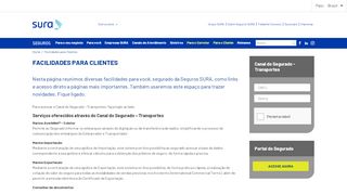 
                            5. Facilidades para Clientes | Seguros SURA