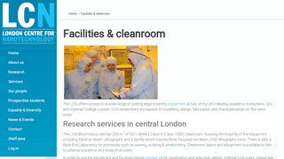 
                            9. Facilities & cleanroom | London Nano