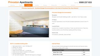 
                            6. Facilities - Princeton Apartments :: Auckland Budget Apartments ...