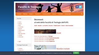 
                            9. Facoltà di Teologia – Università Pontificia Salesiana