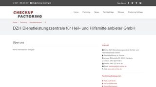 
                            8. Factoring: DZH Dienstleistungszentrale für Heil- und ...