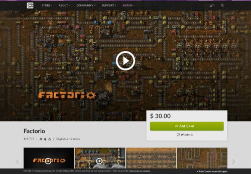 
                            13. Factorio on GOG.com