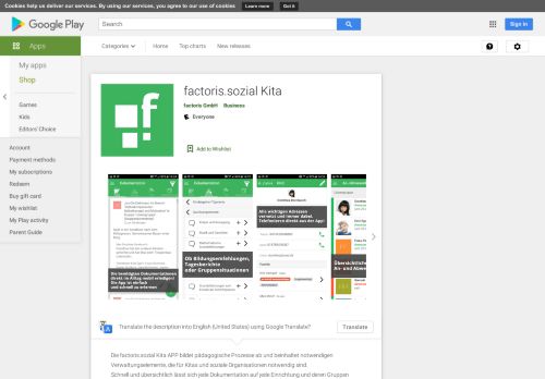 
                            9. factoris.sozial Kita – Apps bei Google Play