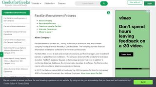 
                            12. FactSet Recruitment Process - GeeksforGeeks