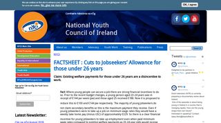 
                            11. FACTSHEET : Cuts to Jobseekers' Allowance for those under 26 years ...