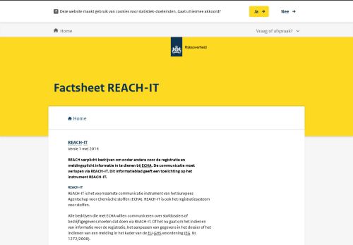 
                            9. Factsheet REACH-IT | Officiële site van de REACH en CLP Helpdesk