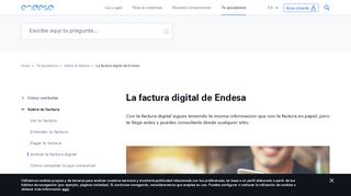 
                            4. Factura electrónica de Endesa | Endesa Clientes