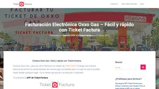 
                            6. Facturación Electrónica Oxxo Gas - Ticket Factura CFDI 3.3