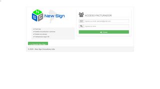 
                            9. FACTURADOR NEW SIGN - LOGIN