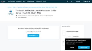 
                            13. Faculdade de Estudos Administrativos de Minas Gerais (FEAD - MG)