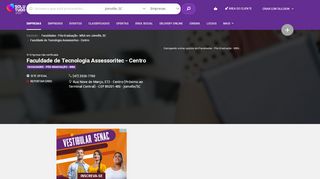 
                            7. Faculdade de Tecnologia Assessoritec - Centro em Joinville, SC ...