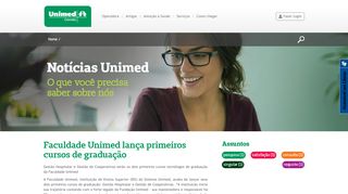 
                            10. Faculdade Unimed lança primeiros cursos de graduação - Notícias ...