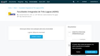 
                            6. Faculdades Integradas de Três Lagoas (AEMS) - Ebah