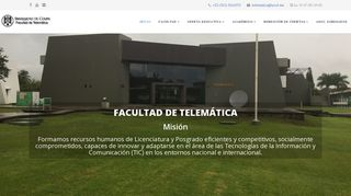 
                            4. Facultad de Telemática - Inicio