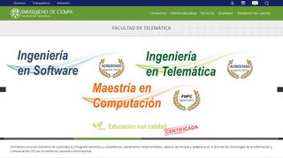 
                            5. Facultad de Telemática - Universidad de Colima