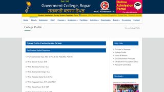 
                            4. Faculty - Govt College Ropar