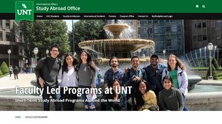 
                            3. Faculty Led Programs | Study Abroad Office - UNT Study Abroad