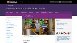 
                            8. Faculty Library | Faculty of Asian and Middle Eastern Studies