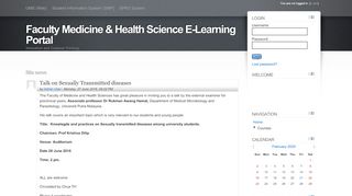 
                            8. Faculty Medicine & Health Science E-Learning Portal - UMS