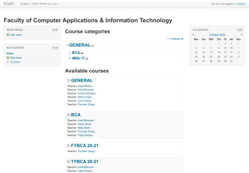 
                            13. Faculty of Computer Applications & Information Technology