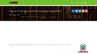 
                            9. Faculty of Education Helwan University, Ain Helwan, ...