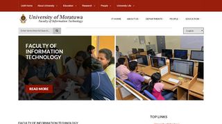 
                            4. Faculty of Information Technology | University of Moratuwa