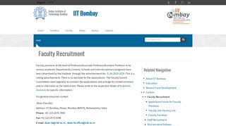 
                            12. Faculty Recruitment | IIT Bombay