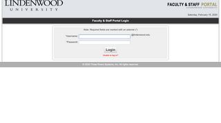 
                            5. Faculty & Staff Portal Login