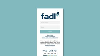 
                            3. FADLs Vagtbureau