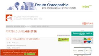 
                            6. FAFO Freie Akademie für Osteopathie Bad ... - Osteokompass