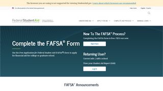 
                            8. FAFSA®: Apply for Aid | Federal Student Aid