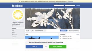 
                            12. Fagersta kommuns officiella sida - Startsida | Facebook