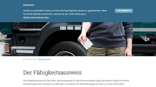 
                            5. Fähigkeitsausweis – Cambus.ch