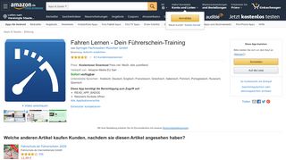 
                            10. Fahren Lernen - Dein Führerschein-Training: Amazon.de: Apps für ...