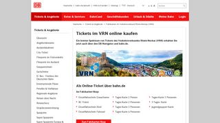 
                            11. Fahrkarten im VRN jetzt über bahn.de und als Handy-Ticket buchbar