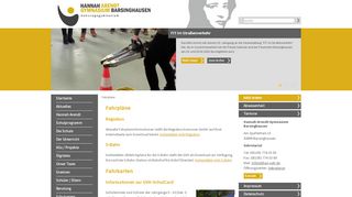 
                            13. Fahrpläne - Hannah-Arendt-Gymnasium Barsinghausen