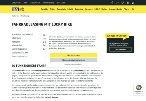 
                            8. Fahrrad Leasing mit Lucky Bike & JobRad | Markenräder & Zubehör ...