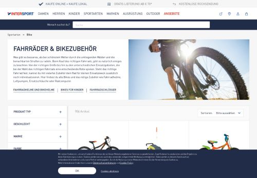 
                            10. Fahrräder online reservieren | JETZT bei INTERSPORT
